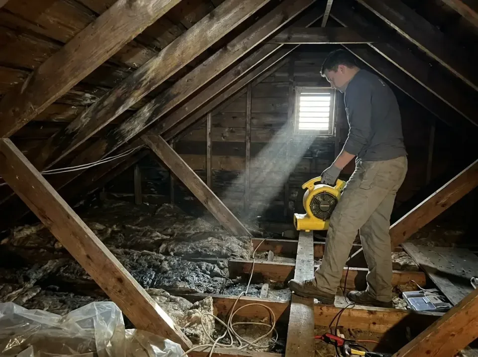 attic-water-damage-drying-proc-007 — frequently asked questions, Emergency Water Extraction & 24/7 Flood Response in Minden,…